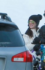 SANDRA BULLOCK at The Jackson Hole Wyoming Ski Resort 12/27/2015