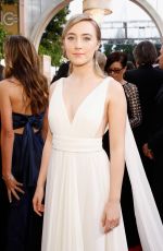 SAOIRSE RONAN at 73rd Annual Golden Globe Awards in Beverly Hills 10/01/2016