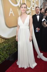 SAOIRSE RONAN at 73rd Annual Golden Globe Awards in Beverly Hills 10/01/2016
