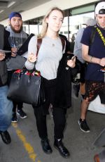SAOIRSE RONAN at LAX Airport in Los Angeles 01/29/2016