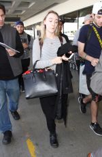 SAOIRSE RONAN at LAX Airport in Los Angeles 01/29/2016
