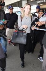 SAOIRSE RONAN at LAX Airport in Los Angeles 01/29/2016