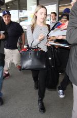 SAOIRSE RONAN at LAX Airport in Los Angeles 01/29/2016