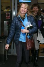 SARA COX Leaves BBC Radio 2 Studios in London 01/08/2016
