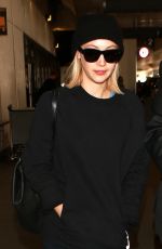 SARAH GADON at LAX Airport in Los Angeles 01/08/2016