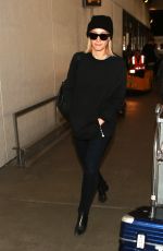 SARAH GADON at LAX Airport in Los Angeles 01/08/2016
