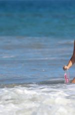 SARAH HARRIS in Bikini on the Set of 138 Water Photoshoot in Malibu 01/07/2016