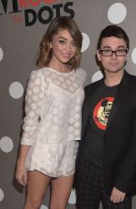 SARAH HYLAND at Minnie Mouse Rocks the Dots Art and Fashion Exhibit in Los Angeles 01/22/2016