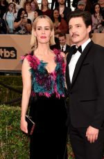 SARAH PAULSON at Screen Actors Guild Awards 2016 in Los Angeles 01/30/2016