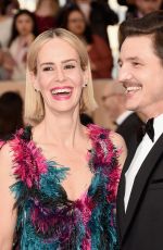 SARAH PAULSON at Screen Actors Guild Awards 2016 in Los Angeles 01/30/2016