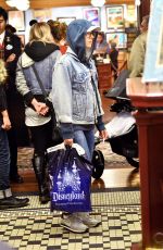 SCARLETT JOHANSON at Disneyland in Anaheim 01/22/2016