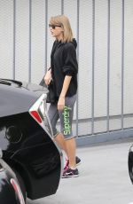 SELENA GOMEZ and TAYLOR SWIFT Leaves a Gym in Los Angeles 01/18/2016
