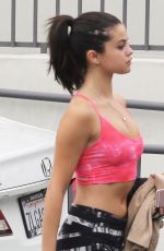 SELENA GOMEZ and TAYLOR SWIFT Leaves a Gym in Los Angeles 01/18/2016