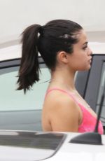 SELENA GOMEZ Arrives at a Gym in Los Angeles 01/18/2016