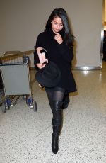SELENA GOMEZ at JFK Airport in New York 01/20/2016