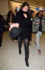 SELENA GOMEZ at JFK Airport in New York 01/20/2016