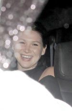 SELENA GOMEZ Leaves Nice Guy in West Hollywood 01/17/2016
