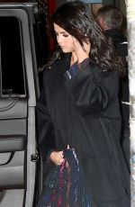 SELENA GOMEZ Night Out in New York 01/21/2016