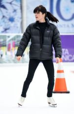 SELMA BLAIR at a Skating Rink in Santa Monica 01/30/2016