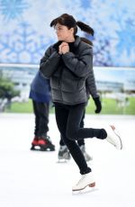 SELMA BLAIR at a Skating Rink in Santa Monica 01/30/2016
