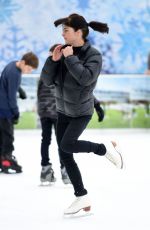 SELMA BLAIR at a Skating Rink in Santa Monica 01/30/2016