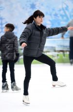 SELMA BLAIR at a Skating Rink in Santa Monica 01/30/2016