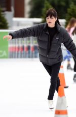 SELMA BLAIR at a Skating Rink in Santa Monica 01/30/2016