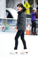SELMA BLAIR at a Skating Rink in Santa Monica 01/30/2016