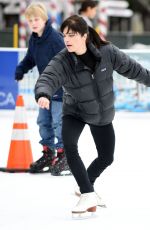 SELMA BLAIR at a Skating Rink in Santa Monica 01/30/2016