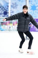 SELMA BLAIR at a Skating Rink in Santa Monica 01/30/2016