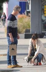 SELMA BLAIR Walks Her Dog Out in Los Angeles 01/16/2016
