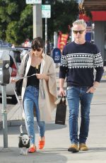 SELMA BLAIR Walks Her Dog Out in Los Angeles 01/16/2016