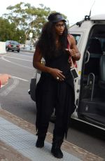 SERENA WILLIAMS Arrives at Sydney Domestic Airport 01/02/2016