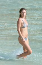 SERINDA SWAN in Bikini at a Beach in St. Barts  01/11/2016