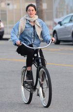 SHAILENE WOODLEY Riding a Bicycle Out in Venice 01/14/2016