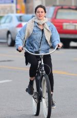 SHAILENE WOODLEY Riding a Bicycle Out in Venice 01/14/2016
