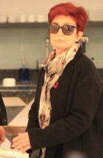 SHARON OSBOURNE Out Shopping in Beverly Hills 01/08/2016