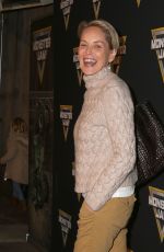 SHARON STONE at Monster Jam Celebrity Night in Anaheim 01/16/2016