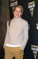 SHARON STONE at Monster Jam Celebrity Night in Anaheim 01/16/2016