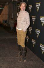 SHARON STONE at Monster Jam Celebrity Night in Anaheim 01/16/2016