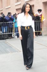 SHAY MITCHELL Leaves The View in NEw York 01/12/2016
