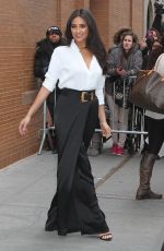 SHAY MITCHELL Leaves The View in NEw York 01/12/2016