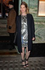 SIENNA GUILLORY at a Private Dinner of Creme De La Mer in London 01/21/2016