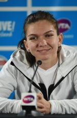 SIMONA HALEO at Press Conference at 2016 Brisbane International 01/04/2016