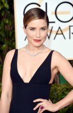 SOPHIA BUSH at 73rd Annual Golden Globe Awards in Beverly Hills 10/01/2016