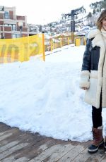 SOPHIA BUSH Out and About in Park City 01/22/2016