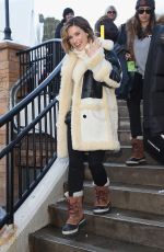 SOPHIA BUSH Out and About in Park City 01/22/2016