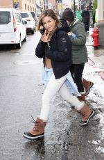 SOPHIA BUSH Out in Park City 01/24/2016