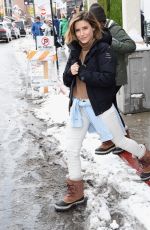 SOPHIA BUSH Out in Park City 01/24/2016