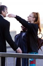 SOPHIE TURNER at Heathrow Airport in London 01/28/2016